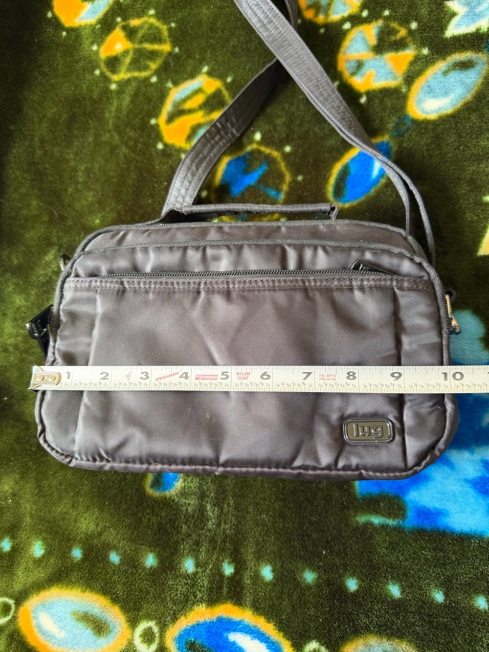 Black Men's Crossbody Shoulder Bag - Picture 9 of 14